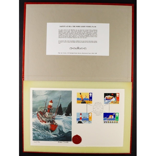 2564 - GB.FIRST DAY COVERS 1984-1985 FINE ART COVERS Complete series of specially commissioned fdc's in box... 