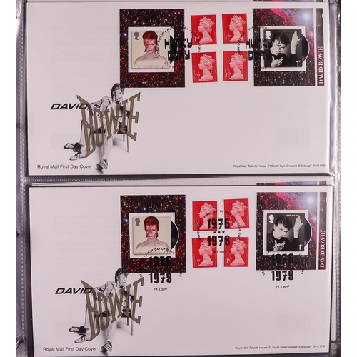 2565 - GB.FIRST DAY COVERS 1994 - 2017 SELF ADHESIVE AND LABEL BOOKLET COLLECTION. Housed in six binders. W... 