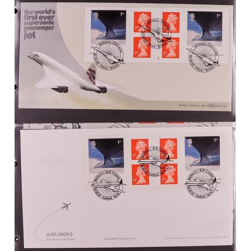 2565 - GB.FIRST DAY COVERS 1994 - 2017 SELF ADHESIVE AND LABEL BOOKLET COLLECTION. Housed in six binders. W... 