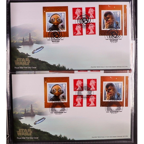 2565 - GB.FIRST DAY COVERS 1994 - 2017 SELF ADHESIVE AND LABEL BOOKLET COLLECTION. Housed in six binders. W... 