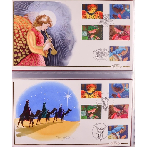 2566 - GB.FIRST DAY COVERS 1998-1999 HAND-PAINTED FIRST DAY COVERS Benham handpainted unaddressed fdc's in ... 