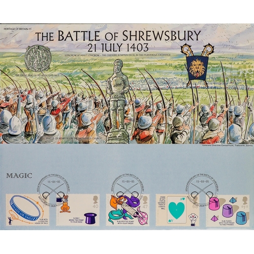 2567 - GB.FIRST DAY COVERS 2004 - 2009 HERITAGE OF BRITAIN SERIES. A complete numbers 1 to 66 collection of... 