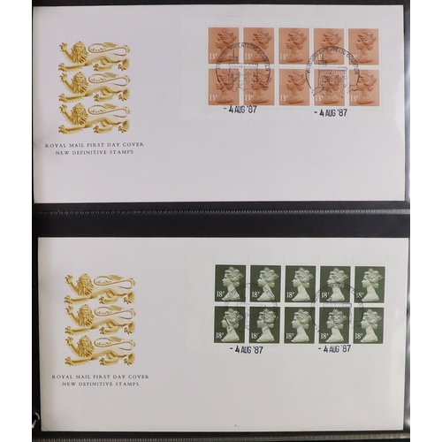 2578 - GB.FIRST DAY COVERS GIGANTIC ACCUMULATION IN 28 BOXES 1960's-2000's collector's estate of illustrate... 