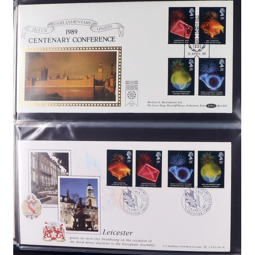 2578 - GB.FIRST DAY COVERS GIGANTIC ACCUMULATION IN 28 BOXES 1960's-2000's collector's estate of illustrate... 