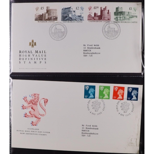 2578 - GB.FIRST DAY COVERS GIGANTIC ACCUMULATION IN 28 BOXES 1960's-2000's collector's estate of illustrate... 