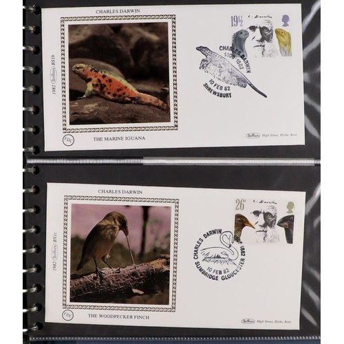 2578 - GB.FIRST DAY COVERS GIGANTIC ACCUMULATION IN 28 BOXES 1960's-2000's collector's estate of illustrate... 