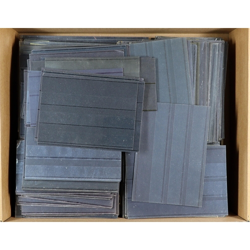 30 - HAGNER STOCK PAGES Accumulation of mostly 6 to 8 strips A4 size single-sided stock pages (750+), plu... 