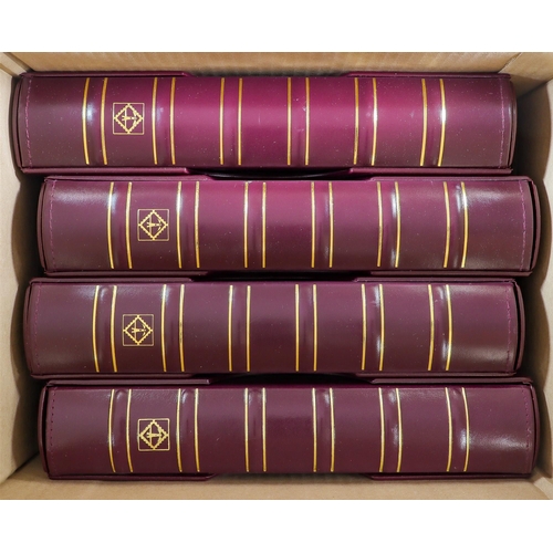 31 - LIGHTHOUSE GRANDE CLASSIC ALBUMS Eight matching ring binders with slipcases in red, each with about ... 