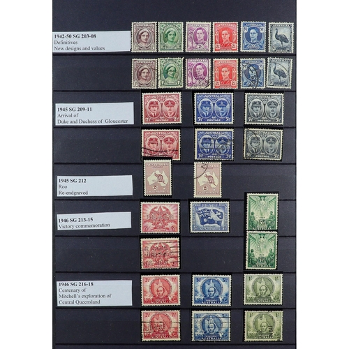 318 - AUSTRALIA 1913 - 1980's MINT COLLECTION in 2 stock books, includes Kangaroos with 1913 2½d to 2s bro... 