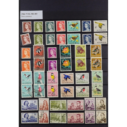 318 - AUSTRALIA 1913 - 1980's MINT COLLECTION in 2 stock books, includes Kangaroos with 1913 2½d to 2s bro... 