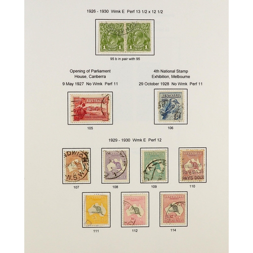 319 - AUSTRALIA 1913 - 2013 FINE USED COLLECTION. An impressive collection largely complete with specializ... 