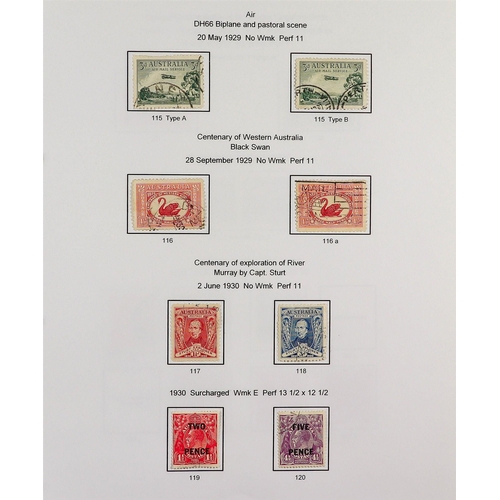 319 - AUSTRALIA 1913 - 2013 FINE USED COLLECTION. An impressive collection largely complete with specializ... 