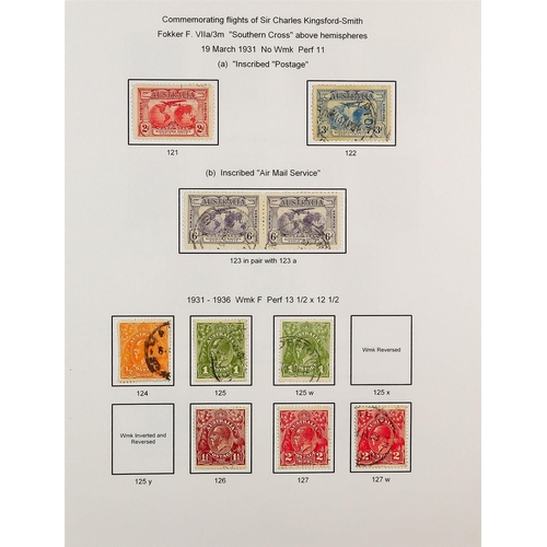 319 - AUSTRALIA 1913 - 2013 FINE USED COLLECTION. An impressive collection largely complete with specializ... 