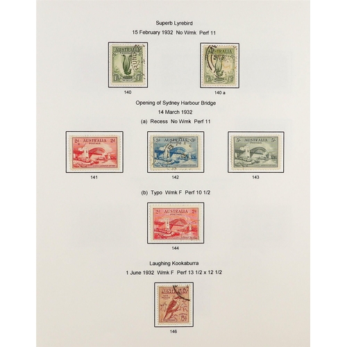 319 - AUSTRALIA 1913 - 2013 FINE USED COLLECTION. An impressive collection largely complete with specializ... 