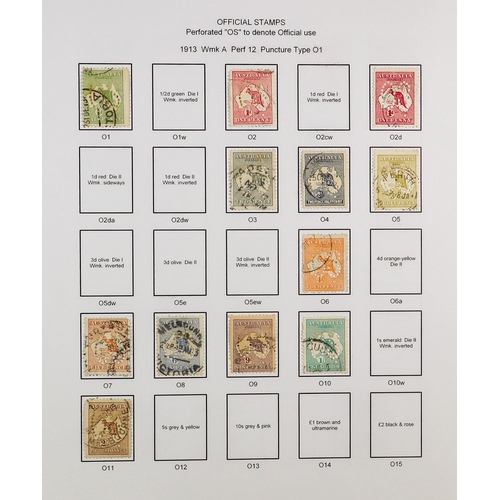 319 - AUSTRALIA 1913 - 2013 FINE USED COLLECTION. An impressive collection largely complete with specializ... 