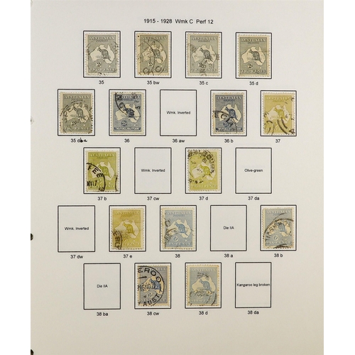 319 - AUSTRALIA 1913 - 2013 FINE USED COLLECTION. An impressive collection largely complete with specializ... 