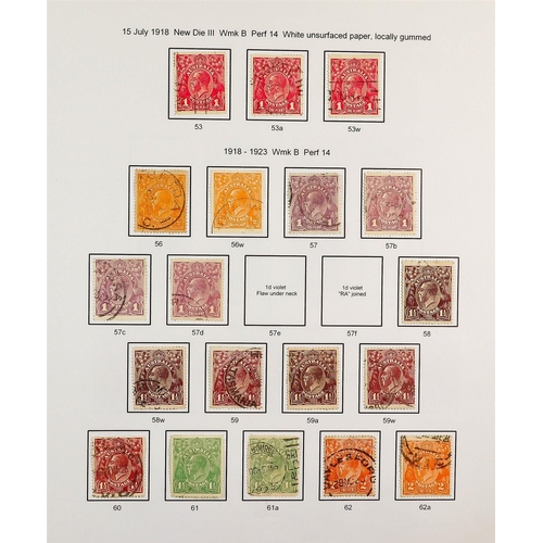 319 - AUSTRALIA 1913 - 2013 FINE USED COLLECTION. An impressive collection largely complete with specializ... 