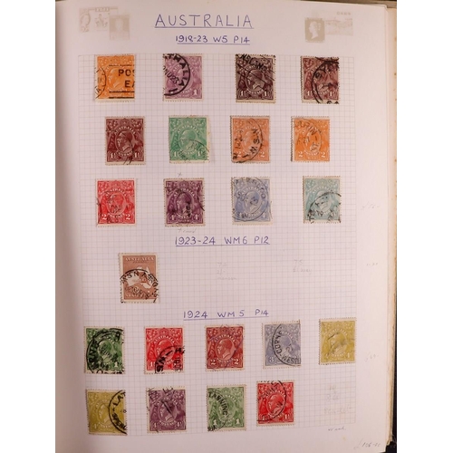 324 - AUSTRALIA 1913-1999 USED COLLECTION in two albums, includes Roos to 5s, Heads to 1s4d, most better 1... 