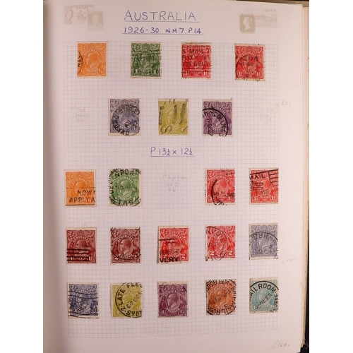 324 - AUSTRALIA 1913-1999 USED COLLECTION in two albums, includes Roos to 5s, Heads to 1s4d, most better 1... 