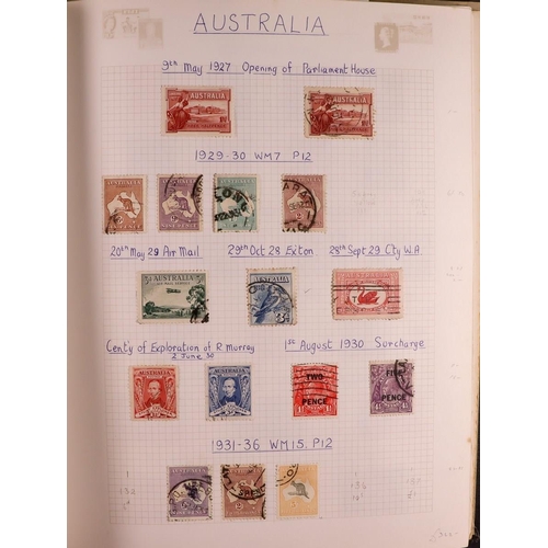 324 - AUSTRALIA 1913-1999 USED COLLECTION in two albums, includes Roos to 5s, Heads to 1s4d, most better 1... 