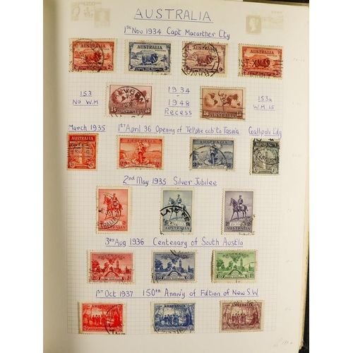 324 - AUSTRALIA 1913-1999 USED COLLECTION in two albums, includes Roos to 5s, Heads to 1s4d, most better 1... 