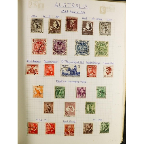 324 - AUSTRALIA 1913-1999 USED COLLECTION in two albums, includes Roos to 5s, Heads to 1s4d, most better 1... 