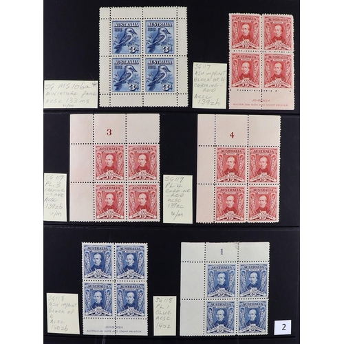 333 - AUSTRALIA 1927 - 1966 MINT COMMEMORATIVES SPECIALIZED COLLECTION. An impressive collection of mint (... 