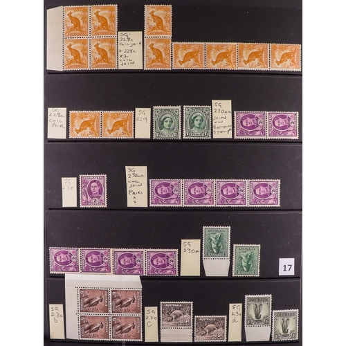 333 - AUSTRALIA 1927 - 1966 MINT COMMEMORATIVES SPECIALIZED COLLECTION. An impressive collection of mint (... 