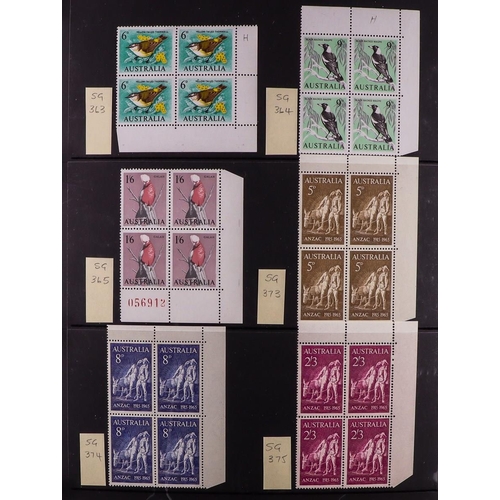 333 - AUSTRALIA 1927 - 1966 MINT COMMEMORATIVES SPECIALIZED COLLECTION. An impressive collection of mint (... 