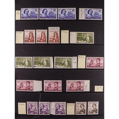 333 - AUSTRALIA 1927 - 1966 MINT COMMEMORATIVES SPECIALIZED COLLECTION. An impressive collection of mint (... 