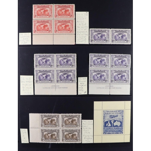 333 - AUSTRALIA 1927 - 1966 MINT COMMEMORATIVES SPECIALIZED COLLECTION. An impressive collection of mint (... 