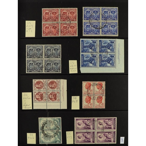 333 - AUSTRALIA 1927 - 1966 MINT COMMEMORATIVES SPECIALIZED COLLECTION. An impressive collection of mint (... 