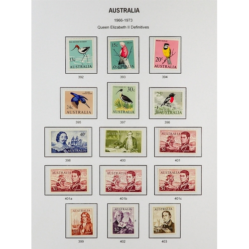 344 - AUSTRALIA 1953 - 2013 EXTENSIVE NEVER HINGED MINT COLLECTION IN SIX DAVO HINGELESS ALBUMS appears vi... 