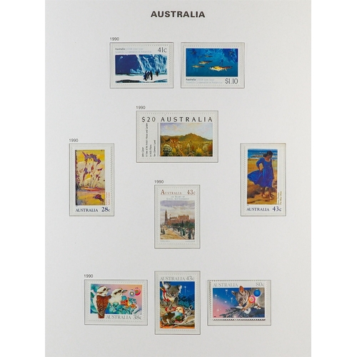 344 - AUSTRALIA 1953 - 2013 EXTENSIVE NEVER HINGED MINT COLLECTION IN SIX DAVO HINGELESS ALBUMS appears vi... 