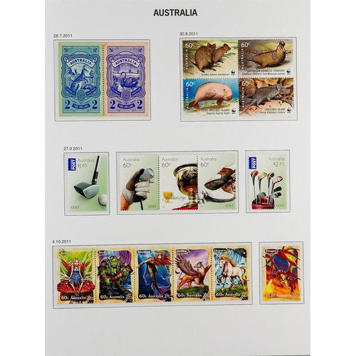 344 - AUSTRALIA 1953 - 2013 EXTENSIVE NEVER HINGED MINT COLLECTION IN SIX DAVO HINGELESS ALBUMS appears vi... 