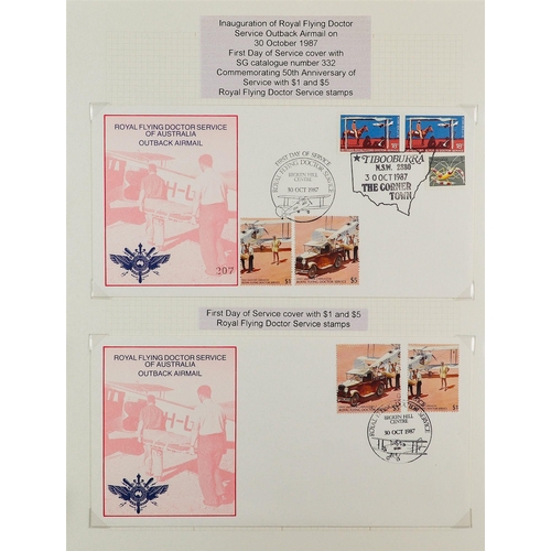 348 - AUSTRALIA COVERS COLLECTION in 12 albums & loose, includes mostly 1960's to 2010's fdc's, postal sta... 