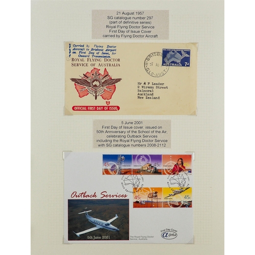 348 - AUSTRALIA COVERS COLLECTION in 12 albums & loose, includes mostly 1960's to 2010's fdc's, postal sta... 