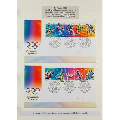 348 - AUSTRALIA COVERS COLLECTION in 12 albums & loose, includes mostly 1960's to 2010's fdc's, postal sta... 