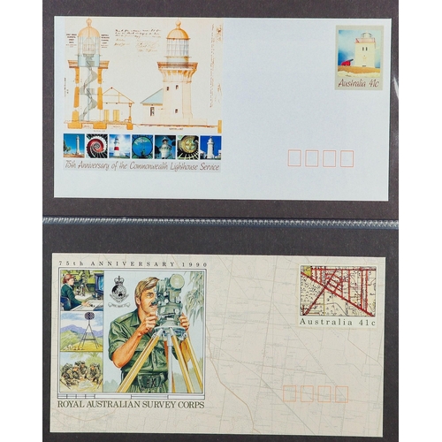 348 - AUSTRALIA COVERS COLLECTION in 12 albums & loose, includes mostly 1960's to 2010's fdc's, postal sta... 