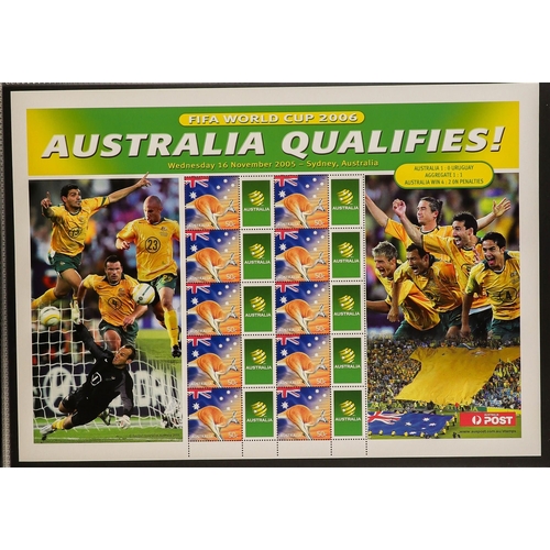 350 - AUSTRALIA NEVER HINGED MINT SHEETLETS, MINI-SHEETS, SPECIAL PACKS ETC Mostly 1990's-2000's issues, i... 