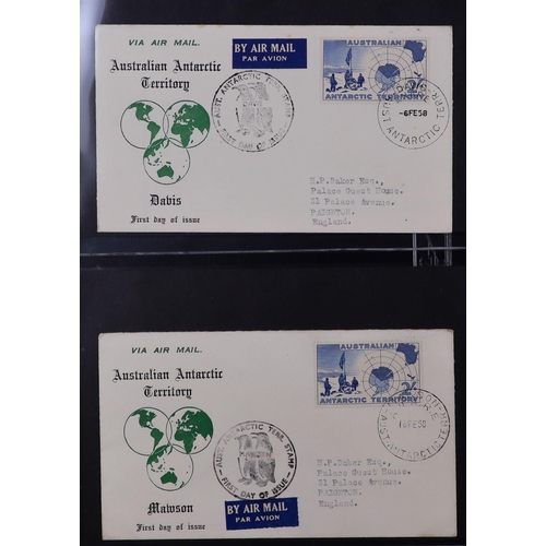 357 - AUSTRALIAN ANT.TERR      1957 - 2009 COVERS & PRES. PACKS collection in 2 albums. Lot 357 (A) [a]