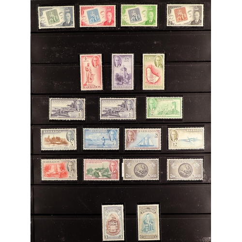 401 - BARBADOS 1882 - 1981 FINE MINT COLLECTION (some never hinged) includes 1882-86 4d grey SG 97, plus 6... 