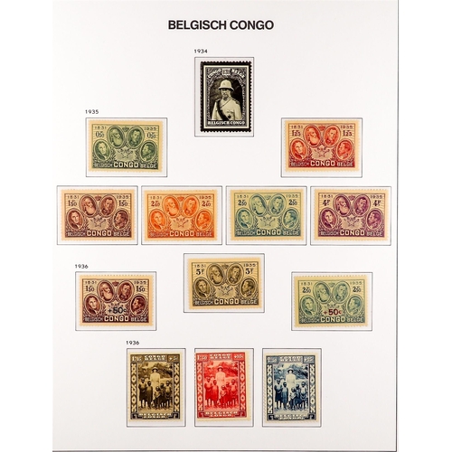 433 - BELGIAN COLONIES BELGIAN CONGO 1909 - 1960 COLLECTION of mint / never hinged mint stamps, near- comp... 