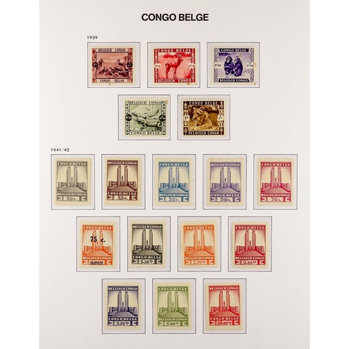 433 - BELGIAN COLONIES BELGIAN CONGO 1909 - 1960 COLLECTION of mint / never hinged mint stamps, near- comp... 