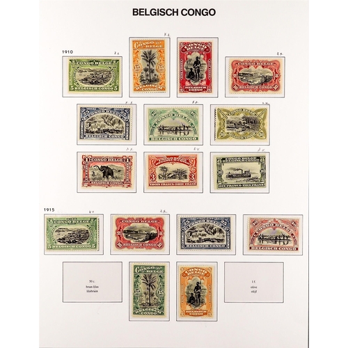 433 - BELGIAN COLONIES BELGIAN CONGO 1909 - 1960 COLLECTION of mint / never hinged mint stamps, near- comp... 