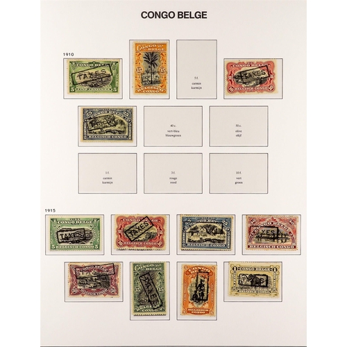 433 - BELGIAN COLONIES BELGIAN CONGO 1909 - 1960 COLLECTION of mint / never hinged mint stamps, near- comp... 