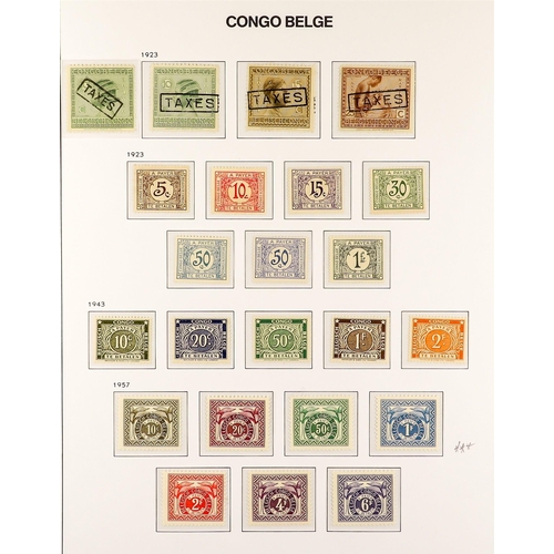 433 - BELGIAN COLONIES BELGIAN CONGO 1909 - 1960 COLLECTION of mint / never hinged mint stamps, near- comp... 