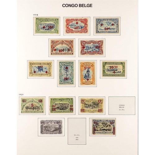 433 - BELGIAN COLONIES BELGIAN CONGO 1909 - 1960 COLLECTION of mint / never hinged mint stamps, near- comp... 