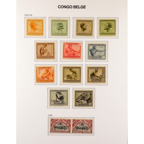 433 - BELGIAN COLONIES BELGIAN CONGO 1909 - 1960 COLLECTION of mint / never hinged mint stamps, near- comp... 