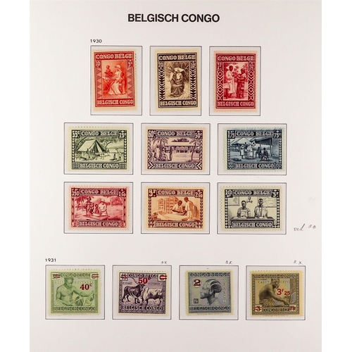 433 - BELGIAN COLONIES BELGIAN CONGO 1909 - 1960 COLLECTION of mint / never hinged mint stamps, near- comp... 